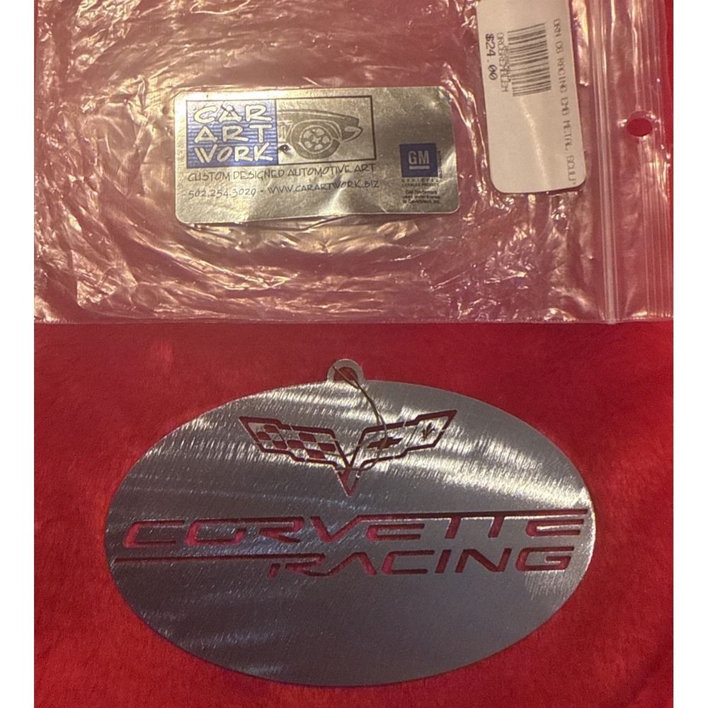 Corvette Christmas Ornament Stainless Steel Car Art Works GM Officially Licensed